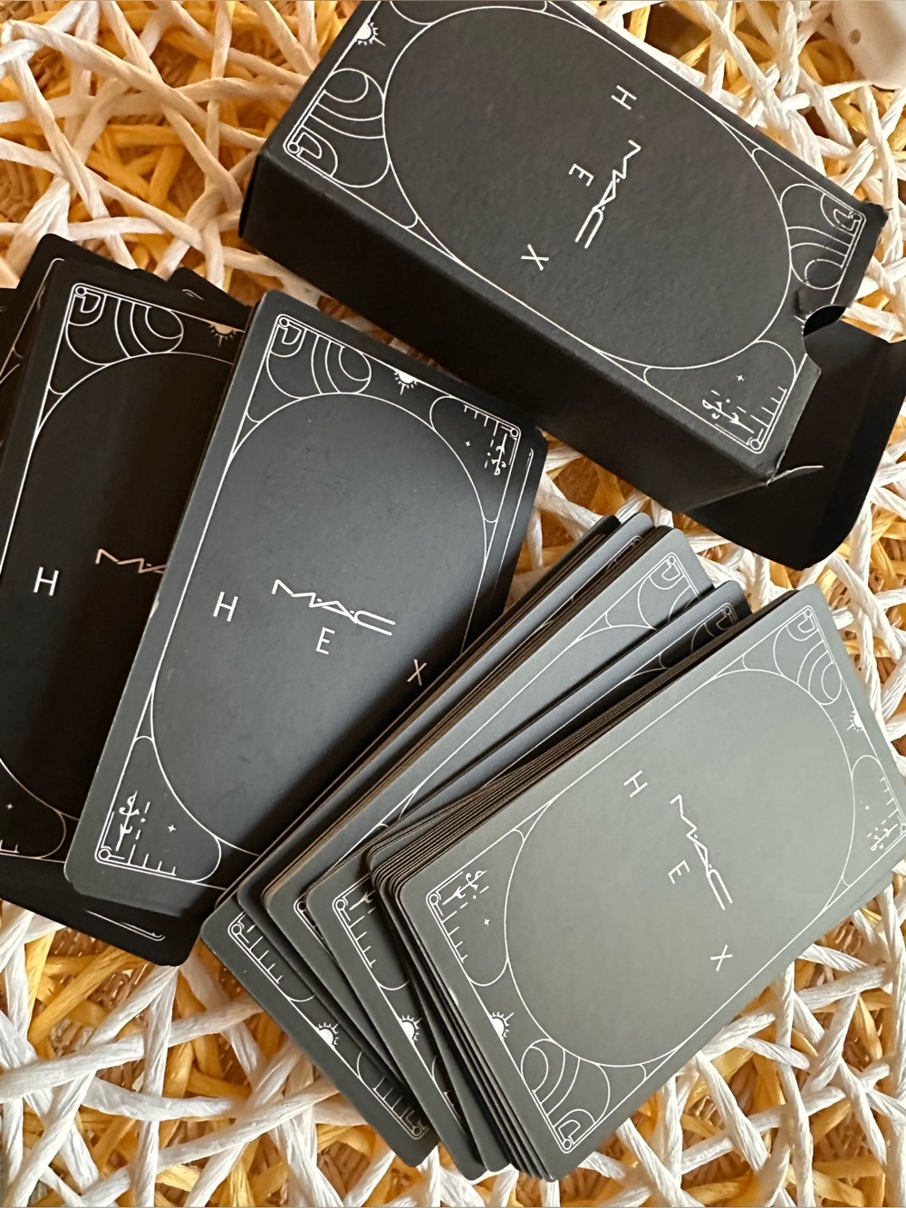 MAC cosmetics HEX Collector tarot Card Set - Black celestial